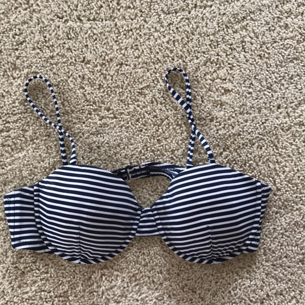 J. Crew striped bikini top